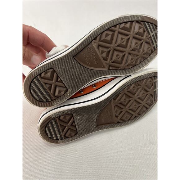 Converse Chuck Taylor All Star Womens Orange Size 8 High Top Shoes - Picture 9 of 9